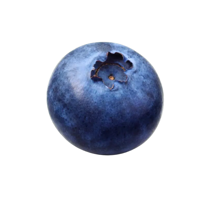 WINDBAR CHROMA WING Blueberry flavor card on a transparent background (WindBar.ai)