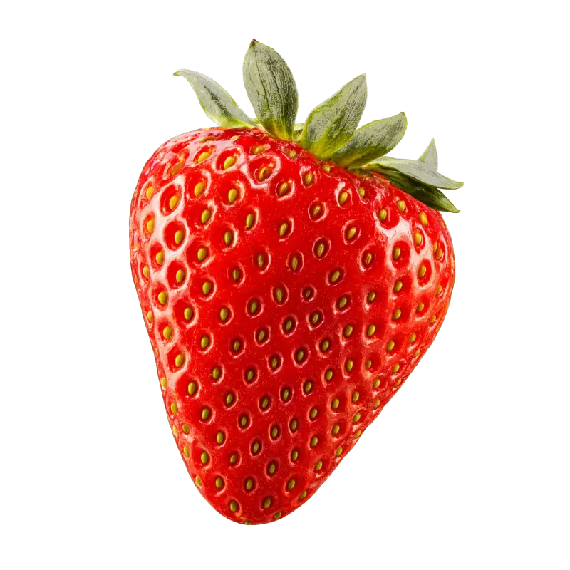 WINDBAR CHROMA WING Strawberry flavor card on a transparent background (WindBar.ai)