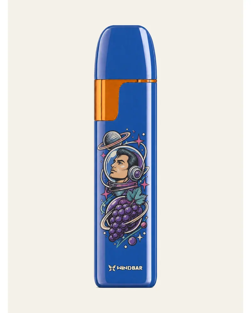 WindBar.ai D91 Voyagers Cobalt Pulse cutout-ready on white