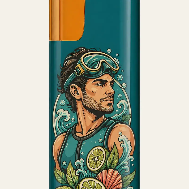 WindBar.ai D91 Voyagers Transformative Teal close-up macro