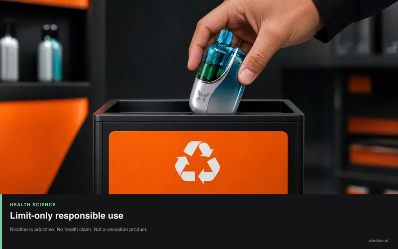 WindBar.ai CHROMA WING responsible-use still for health limit articles