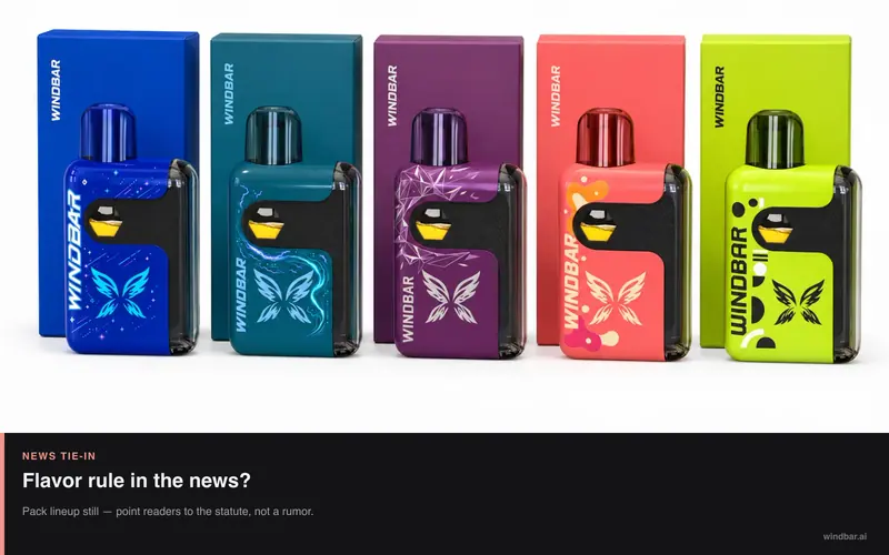 WindBar.ai SPECTRUM pack lineup for news rule-check articles