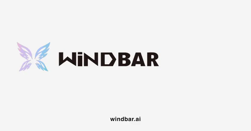 WindBar.ai open graph share card on light grey